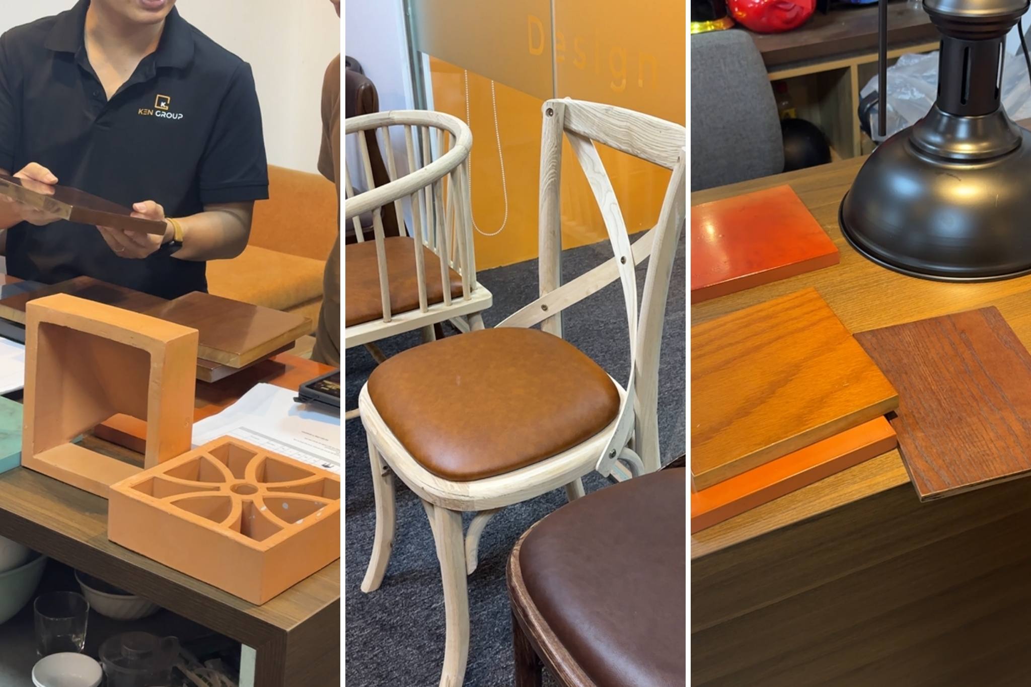 Chuản bị vật liệu để thi công nhà hàng Đức